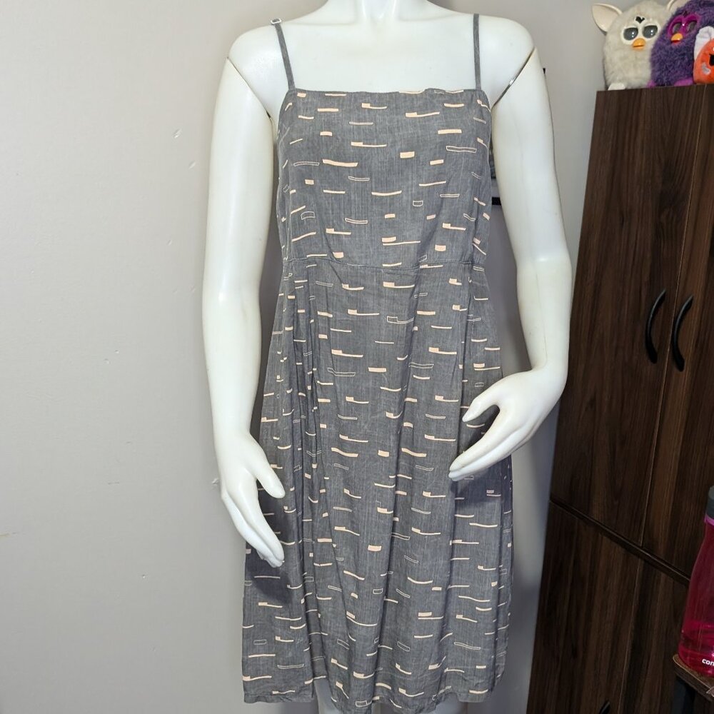 Make it Good Grey Tencel Dress M GUC